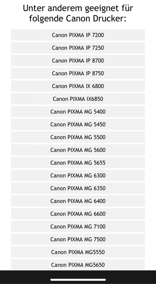 Druckerpatronen für Canon Drucker in Schleiz