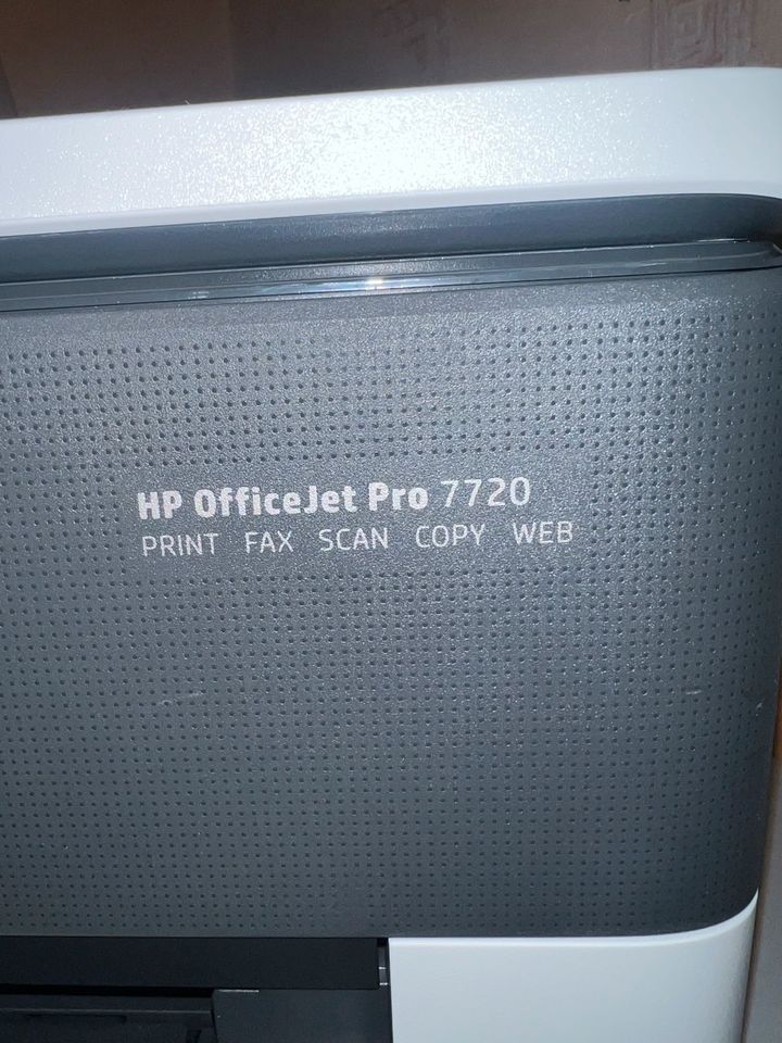 HP Office Jet Pro 7720, Print Fax Scan. Copy WLAN, Garantie 2025 in Neustadt (Wied)