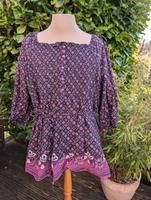 Tunika, lila, schwarz, c&a, Yessica, 56/58, xxxl, Bluse Nordrhein-Westfalen - Hilden Vorschau