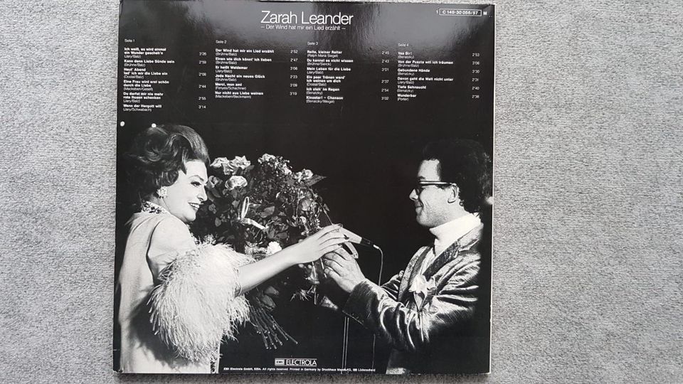 Schallplatte  Zarah Leander - DER WIND HAT MIR EIN LIED ERZÄHLT in Hamburg