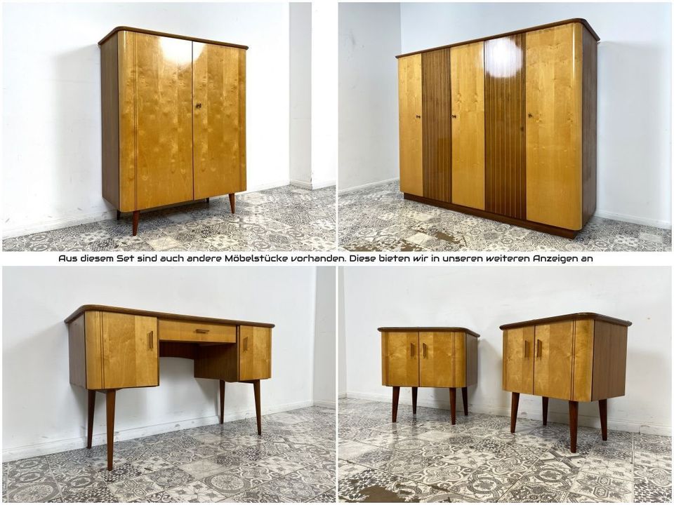 WMK Formschöner und gut erhaltener kleiner Mid-Century Schreibtisch aus den 1960er Jahren # Arbeitstisch Schminktisch Dominia Frisierkommode Desk Sekretär Rockabilly Vintage Retro 50er 60er in Berlin