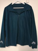 Fleece Jacke Damen Gr 46 blaugrün mit Reißverschluß Niedersachsen - Waake Vorschau