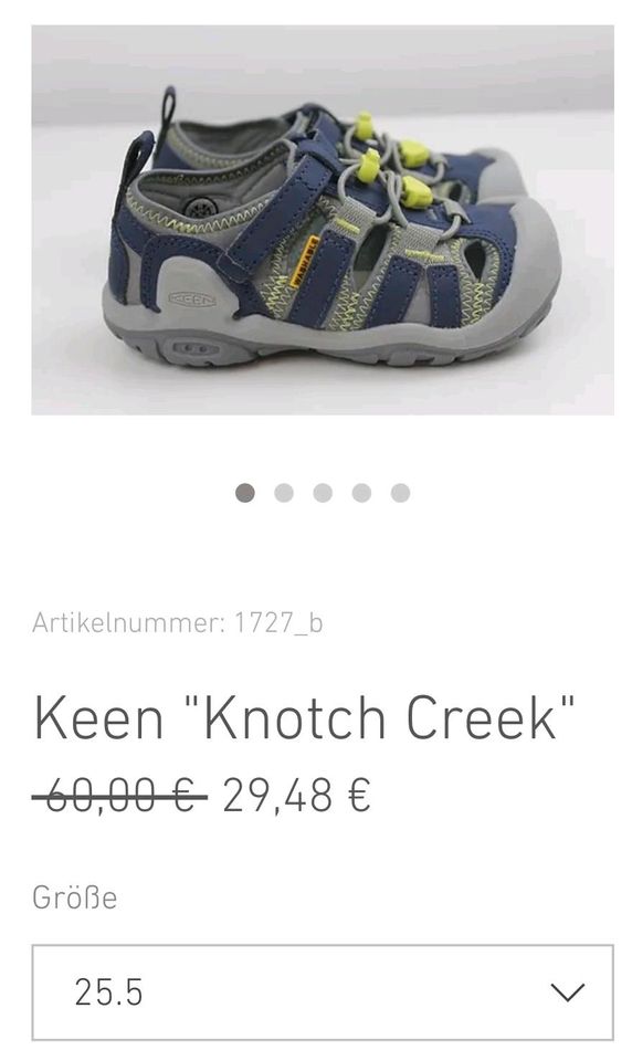 Neue Keen Sandalen Gr. 24 25,5 27,5 30 31 34 35 Trekking in Herzogenaurach