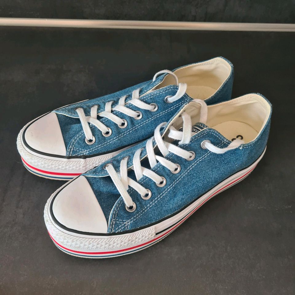 Converse All Star Lift Chucks Denim 39,5 Jeans neuwertig in Trier