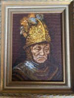 Der Mann mit Goldhelm - Stickgemälde mit Rahmen 52,5 x 42 cm Baden-Württemberg - Bad Mergentheim Vorschau