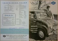 Goggomobil Kleinwagen T250 T300 Technische Daten Prospekt Alt Hessen - Reichelsheim (Wetterau) Vorschau