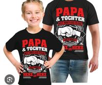 T- shirt Partnerlook Papa und Tochter Gr. 104 Gr. M Bayern - Germering Vorschau