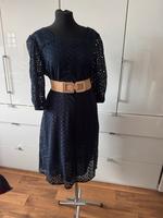 Sommerkleid/ Kleid  mit Lochstickerei. Farbe dunkelblau/ marine Nordrhein-Westfalen - Hamm Vorschau