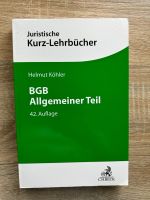 BGB Allgemeiner Teil - Helmut Köhler Hessen - Kassel Vorschau