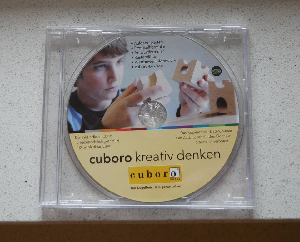 Cuboro kreativ denken, CD für das Buch (ISBN 978-3-905845-03-7) in Hamburg