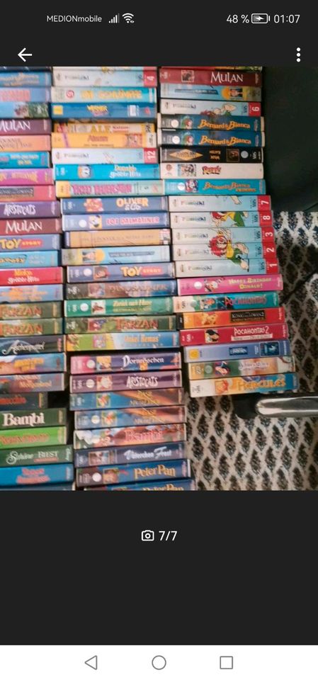 157 vhs Disney klasicker video Kassetten in Schönefeld