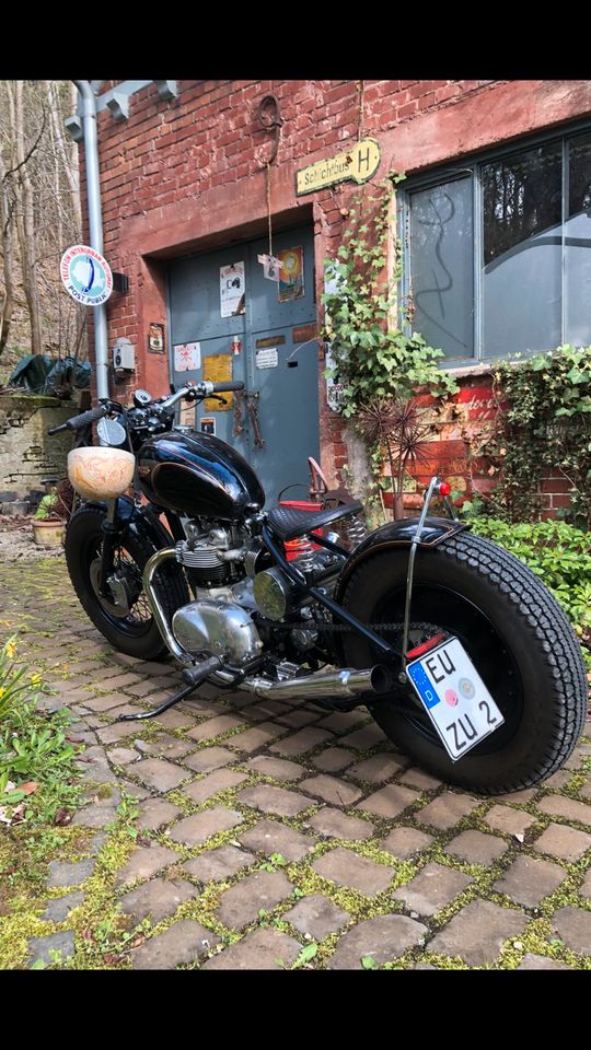 Triumph T100 Bj 53, Bobber , Starrahmen, pre unit in Hellenthal