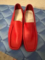 Leder Loafer Gr.41 - 41,5 Rot Guter Zustand Pankow - Prenzlauer Berg Vorschau