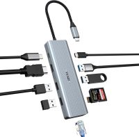 USB C Hub 10 in 1 Docking Station 4K HDMI NEU Baden-Württemberg - Grafenhausen Vorschau