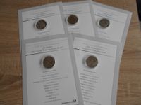 5 x 20 Euro  Silber Münzen   Deutschland von 2017 von der Post Bayern - Neu Ulm Vorschau