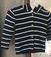 Strickjacke blau Streifen gestreift Baby Bio Bauwolle 74 Tracht Bayern - Burgheim Vorschau