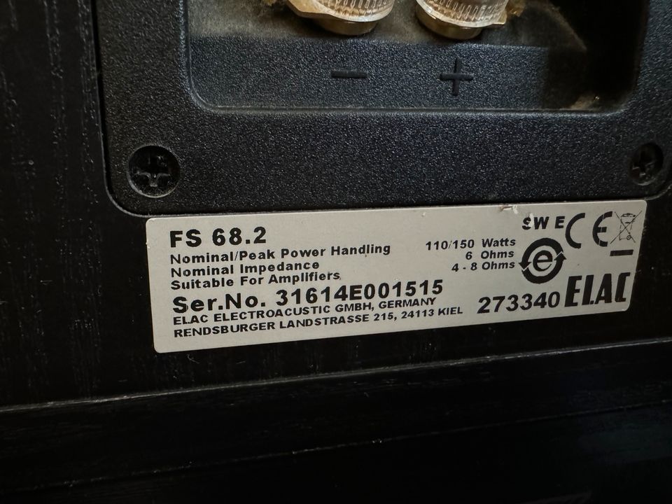 Elac FS 68.2 Lautsprecher Standlautsprecher Paar in Haselau