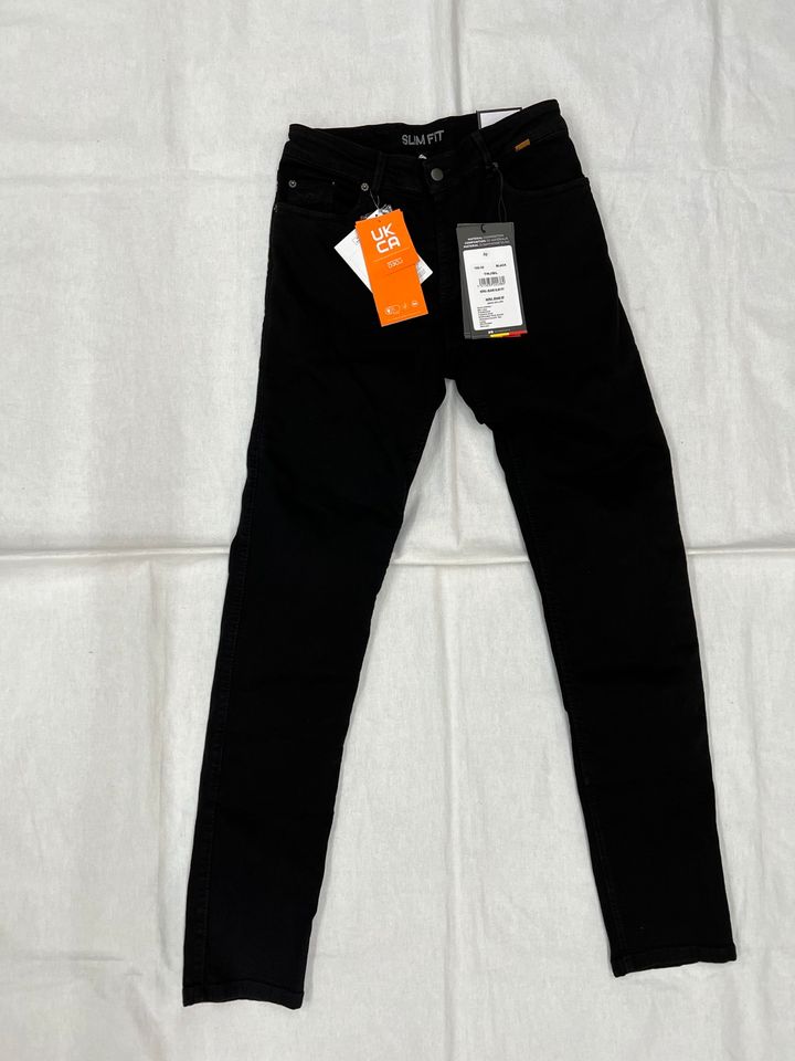 Polo Richa Nora Damen Jeans Slim Fit schwarz GR.30 / S - Motorrad in Hof (Saale)