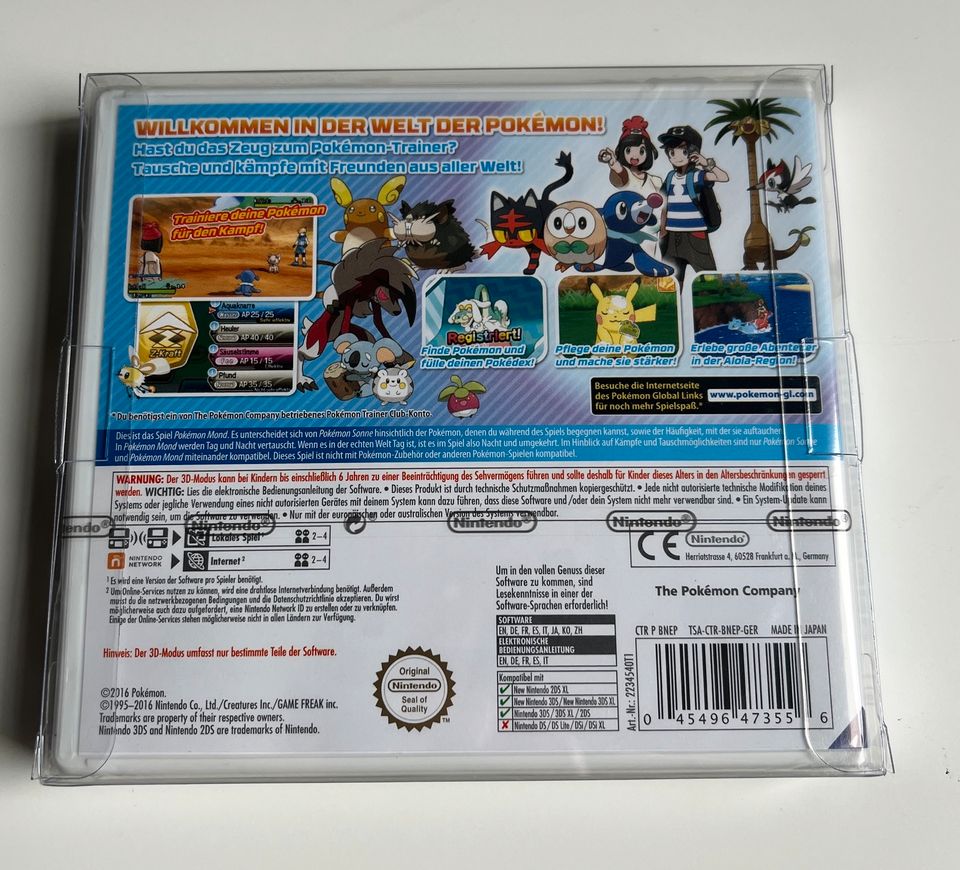 Pokémon Mond (Nintendo 3DS, 2016) USK sealed in Saarbrücken