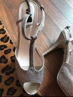 Peeptoe Plateau Sandalette Glitzer München - Maxvorstadt Vorschau