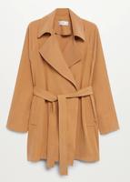 MANGO fließender Trenchcoat Sommermantel S 34 36 38 Kleid Hessen - Schöneck Vorschau