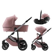 Britax Römer SMILE 5Z - 3in1 Kinderwagen-Set - Dusty Rose - inkl. Babywanne + Sportsitz + BABY-SAFE PRO + XXL-Zubehörpaket - NEU Hessen - Fulda Vorschau