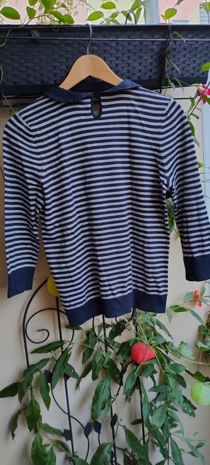 TOMMY HILFIGER Pullover Bubikragen maritim gestreift geringelt S in Witten