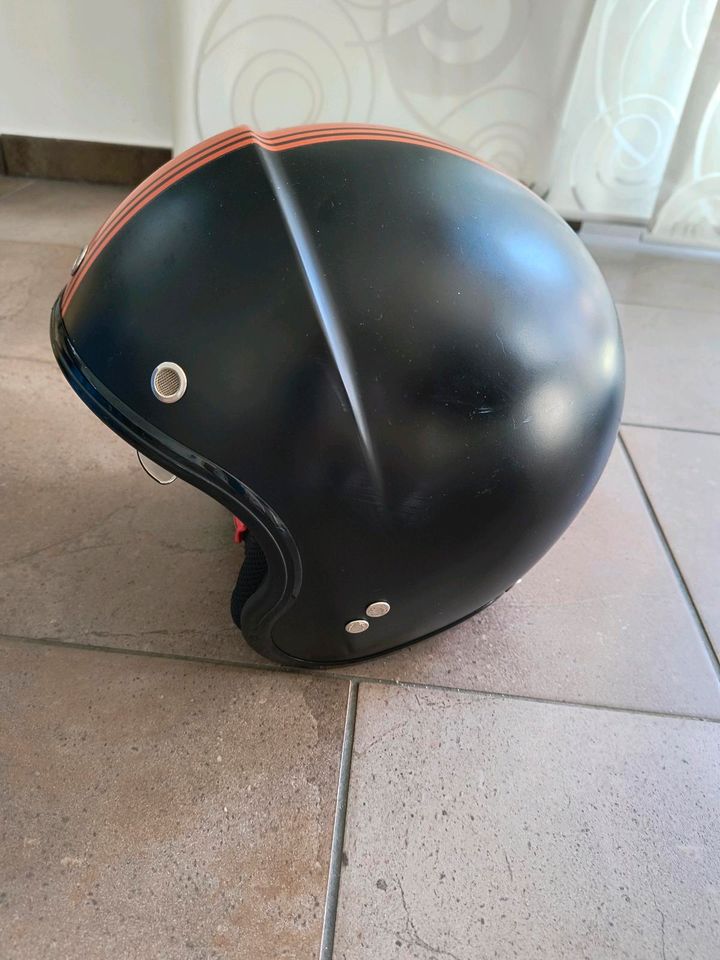 Jet Helm Nolan N 21 Classic Gr.M schwarz/Orange in Berlin