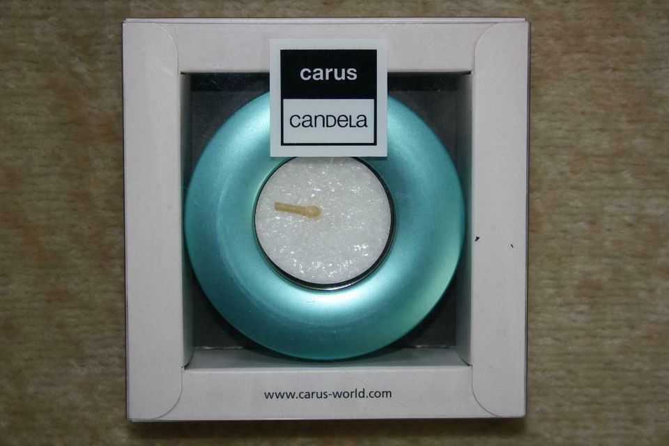 Carus Candela Teelichthalter Prime Blau/Kerzenhalter/Weihnachten in Horgau