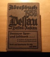 Adressbuch 1938 Dessau und Dessau-Roßlau Sachsen-Anhalt - Zeitz Vorschau