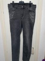 Damen Jeans Hose Gr.42, grau steinchen, ausgefallene Jeans,Tuzzi Bochum - Bochum-Ost Vorschau