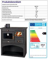 Küchenofen Holzherd Prity 1P34 Rauchrohr links – 10kW Sachsen - Bernsdorf Vorschau
