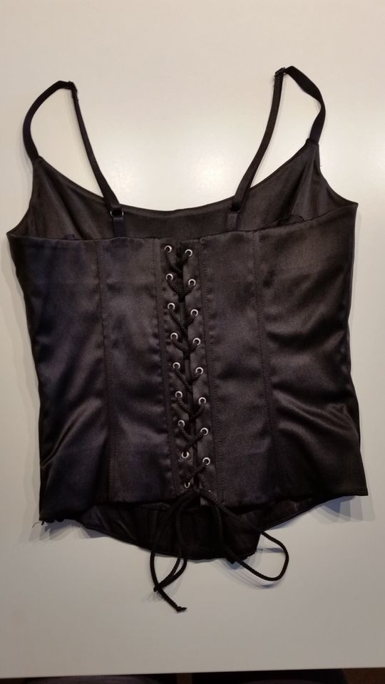 Corsage Satin schwarz Gr. S/36 in Frankfurt am Main