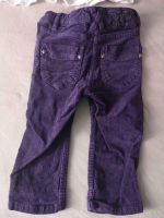 2 Hosen 80 und 74 Cord und Stoff lila violett Nordrhein-Westfalen - Versmold Vorschau