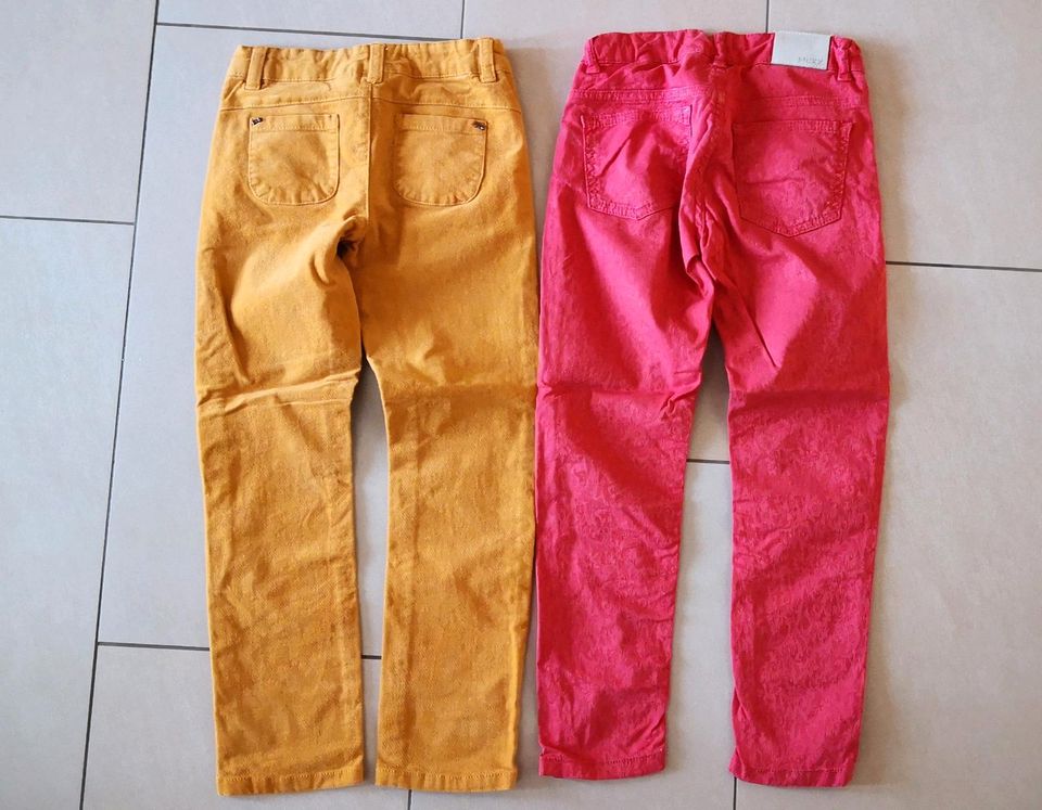 14 Mädchen Jeanshosen 128 Kinder Kleiderpaket Leggins  Sport in Dallgow