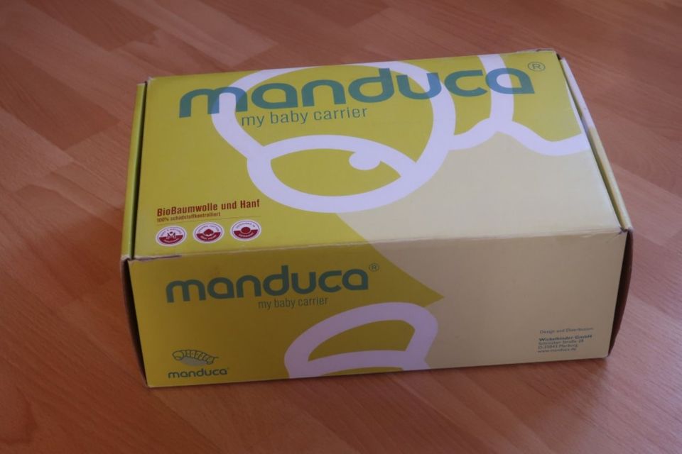 Manduca Babytrage Baby Carrier Bio-Baumwolle Hanf rot OVP kbA in Dresden