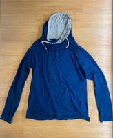 Dünnes blaues Sweatshirt (Sweater) mit Schlauchkragen Mitte - Tiergarten Vorschau