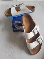 Birkenstock Arizona  White  Sandalen Ge 42 neuwertig Brandenburg - Brieselang Vorschau
