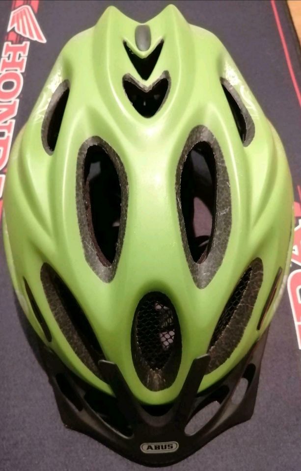 Fahrradhelm Abus Arica Green Flower, Gr. 54 bis 58, Guter Zustand in Kirchlinteln