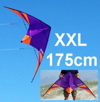 Lenkdrachen XXL 175cm Drachen 2-Leiner Sport Ostee Urlaub Matte Mecklenburg-Vorpommern - Loddin Vorschau