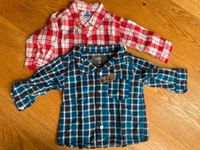 2 karierte Hemden, H&M, Zara baby rot, blau, Größe 62 Nordrhein-Westfalen - Köln Vogelsang Vorschau