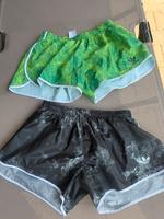 Adidas Shorts  hotpants schwarz grün Sommer Joggen Bayern - Niederwerrn Vorschau