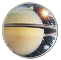 1 Unze Silber Sonnensystem Saturn 2022 (Auflage: 1.500|gewölbt) Schleswig-Holstein - Fockbek Vorschau