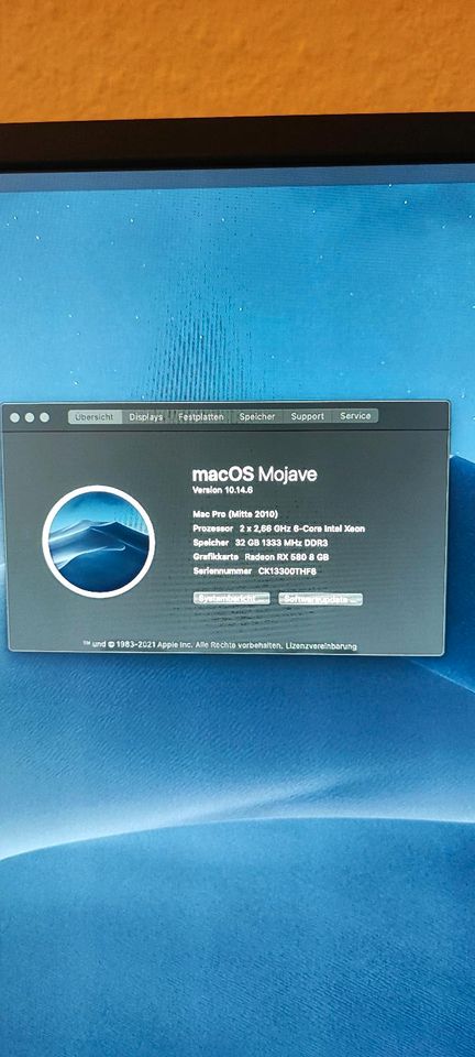 Mac Pro 5.1 2010 in Lübeck