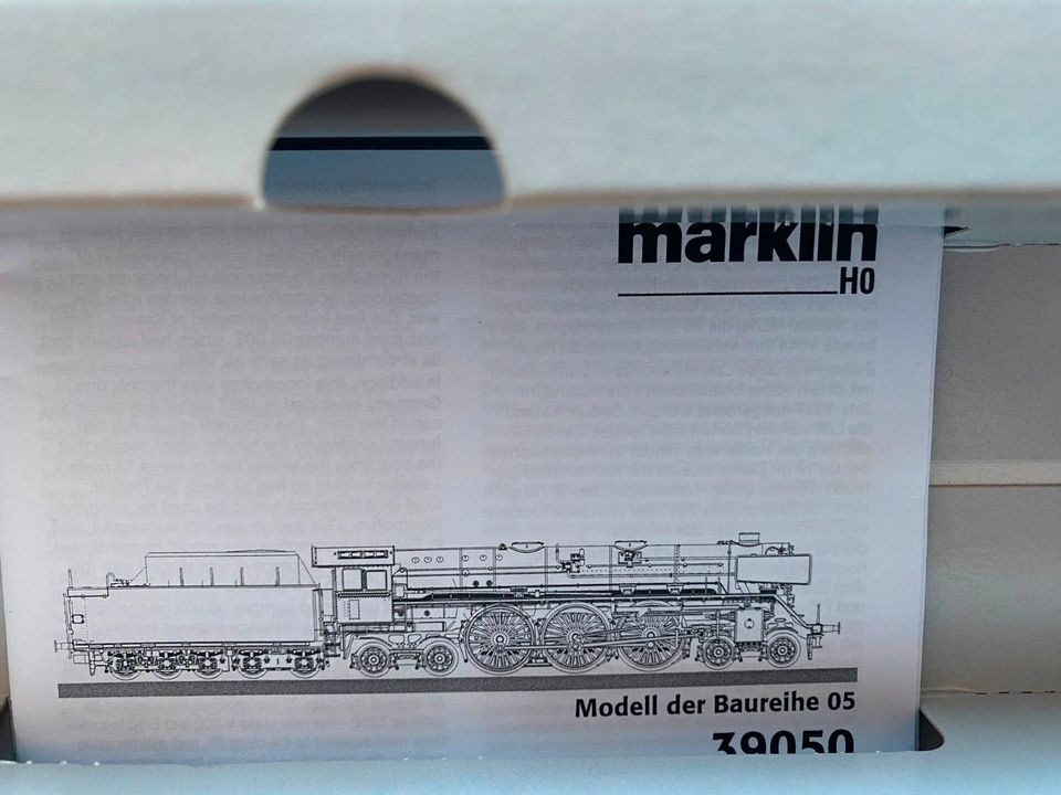 Märklin 39050 BR 05 Dampflokomotive mit Tender OVP in Grevenbroich