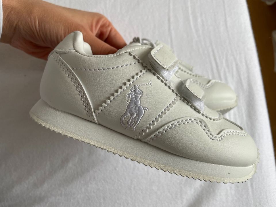 Polo Ralph Lauren Kinderschuhe 24 Sneaker Weiß Neu in Saarbrücken