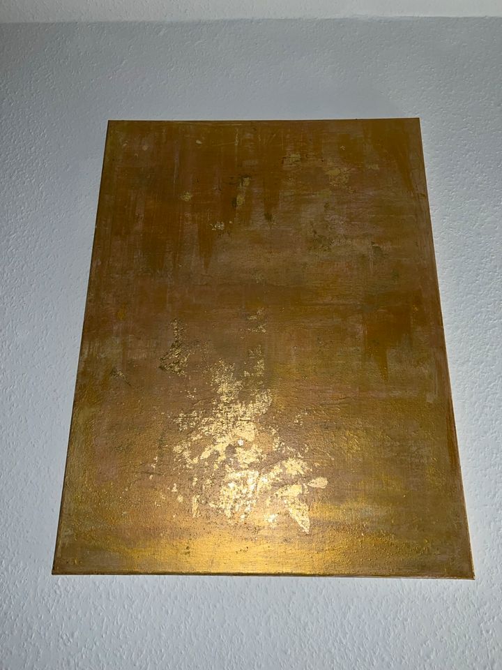 Leinwand Gold abstrakt in Oldenburg