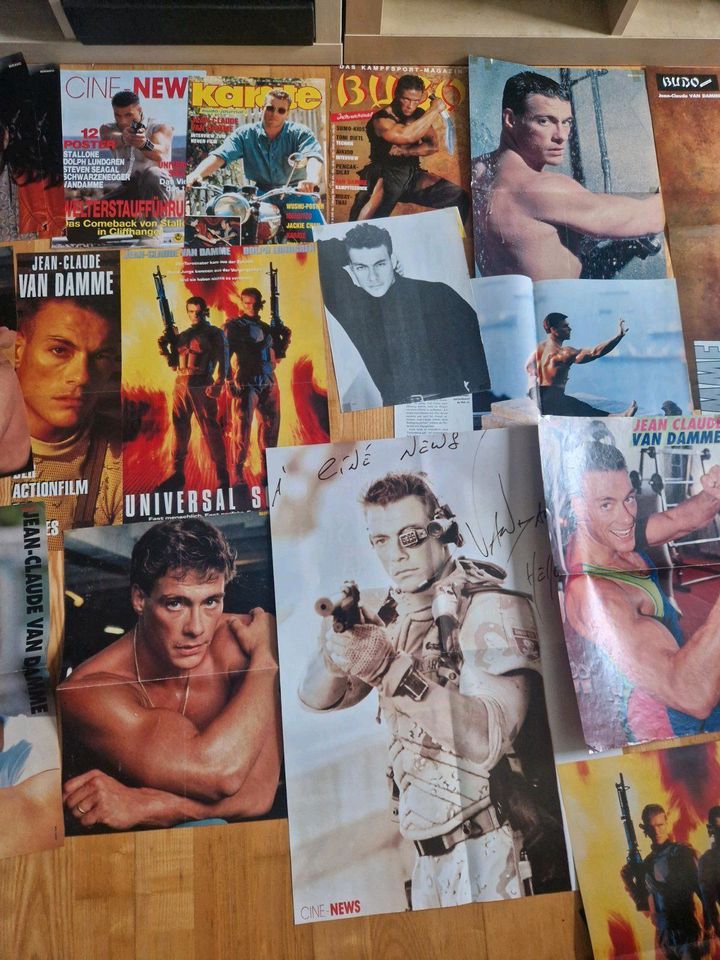 Sammlung Poster Jean Claude Van Damme Bravo Cinema Video Plus in Verden