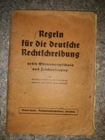 Regeln Deutsche Rechtschreibung  von 19 38 Sachsen - Grimma Vorschau