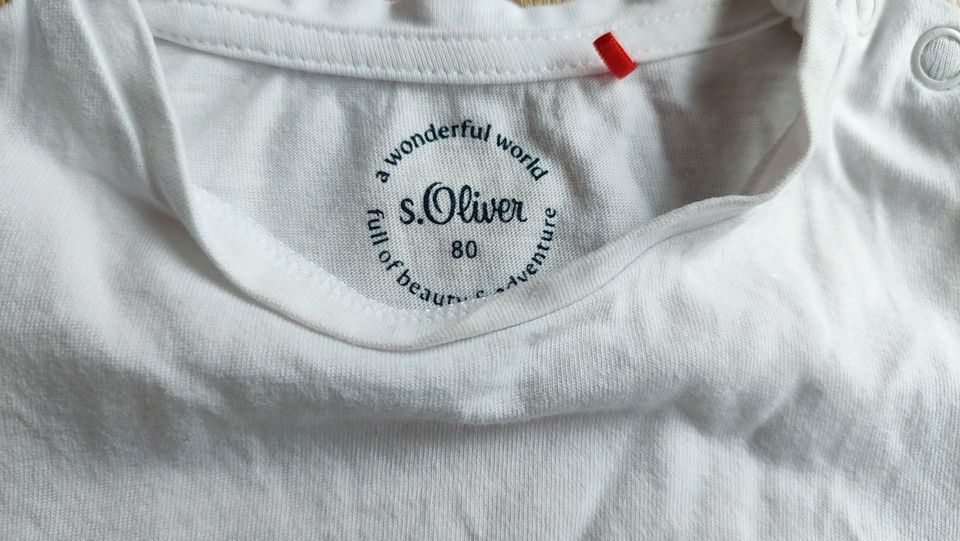S.Oliver T-Shirt Gr. 80 in Hamm (Sieg)